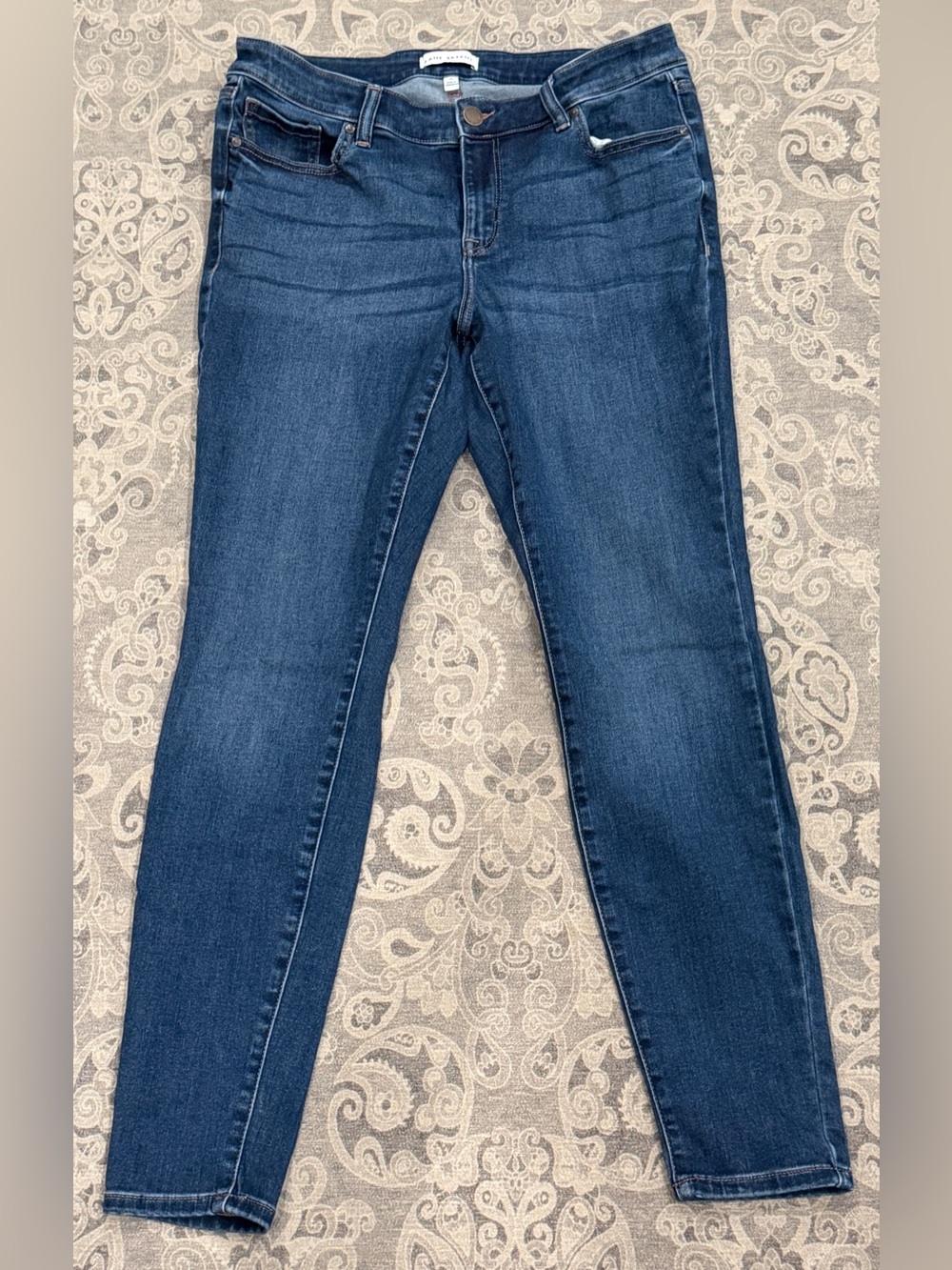 Lane Bryant Dark Blue Skinny Jeans